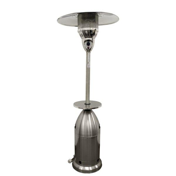 Tall Tapered Stainless Steel Patio Heater With Table Patio Heater