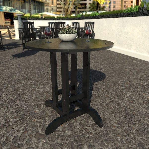 The Sequoia Professional Commercial Grade 36 inch Round Counter Height Bistro Dining Table Dining Table