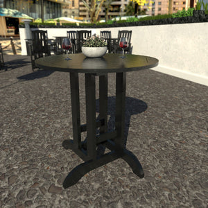 The Sequoia Professional Commercial Grade 36 inch Round Counter Height Bistro Dining Table Dining Table