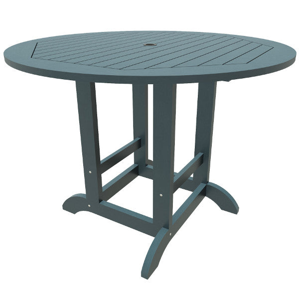 The Sequoia Professional Commercial Grade 48 inch Round Counter Height Dining Table Dining Table Nantucket Blue