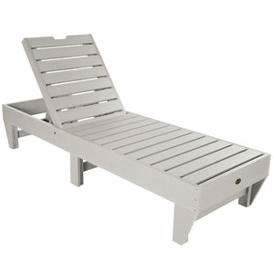 The Sequoia Professional Commercial Grade Pinehurst Chaise Lounge Lounger Harbor Gray