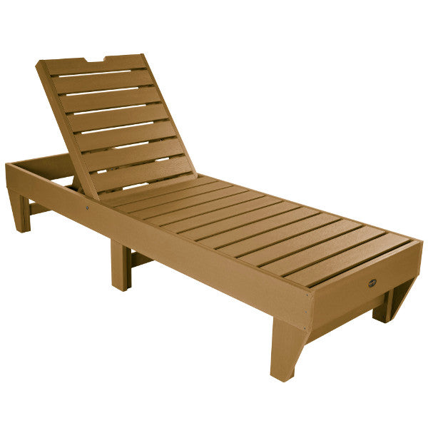 The Sequoia Professional Commercial Grade Pinehurst Chaise Lounge Lounger Toffee