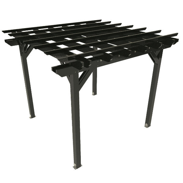 The Sequoia Professional Commercial Grade Ridgecrest 10 x 10 Pergola Pergola Black