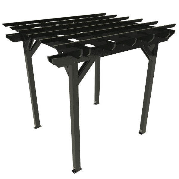 The Sequoia Professional Commercial Grade Ridgecrest 8 x 8 Pergola Pergola Black