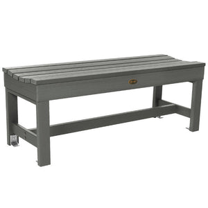 The Sequoia Professional Commercial Grade Weldon 4ft Backless Picnic Bench Picnic Bench Coastal Teak