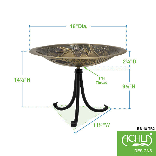 Three Hares Birdbath Birdbath