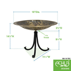 Three Hares Birdbath Birdbath