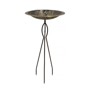 Three Hares Birdbath Birdbath Birdbath with Tripod Stake