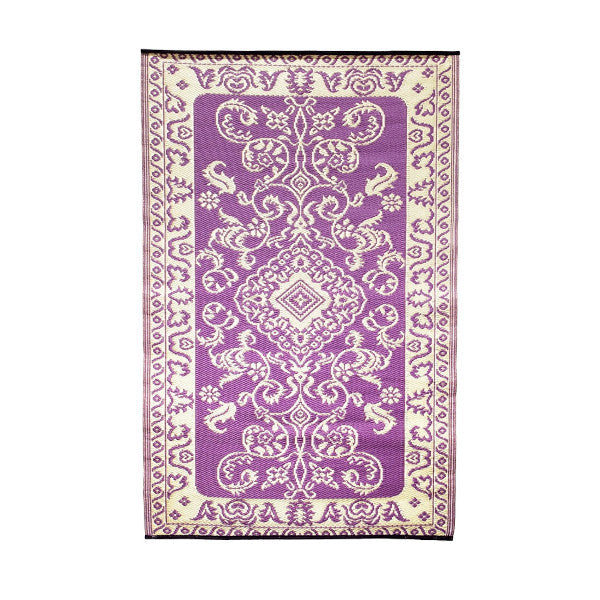 Tracery Floor Mat Floor Mat Violet / 4 x 6-Ft