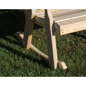 Treated Pine Crossback Rocking Chair Rocking Chair