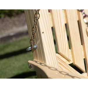 Treated Pine Crossback with Heart Porch Swing
