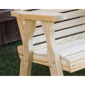 Treated Pine Curveback Porch Swing