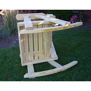 Treated Pine Curveback Rocking Chair
