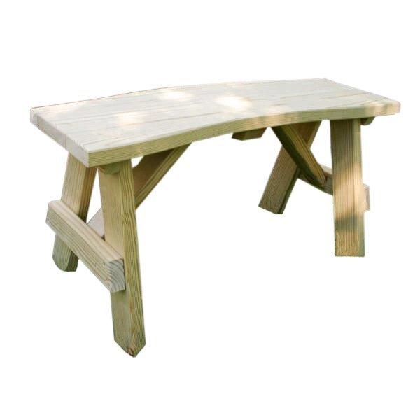 Treated Pine Curved Bench