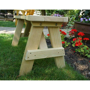 Treated Pine Curved Bench
