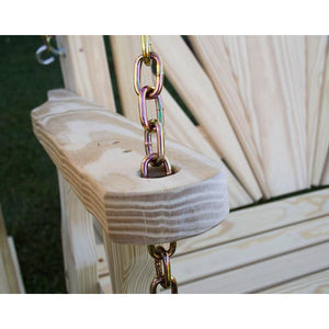 Treated Pine Fanback Porch Swing Porch Swing