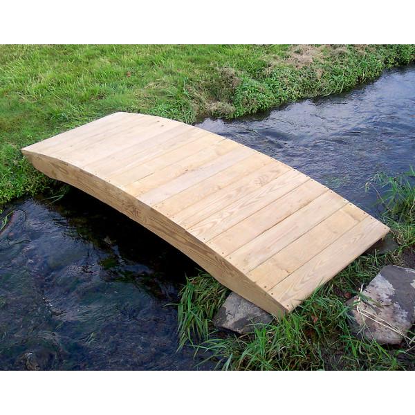 Treated Pine Fiore Plank Garden Bridge Bridge