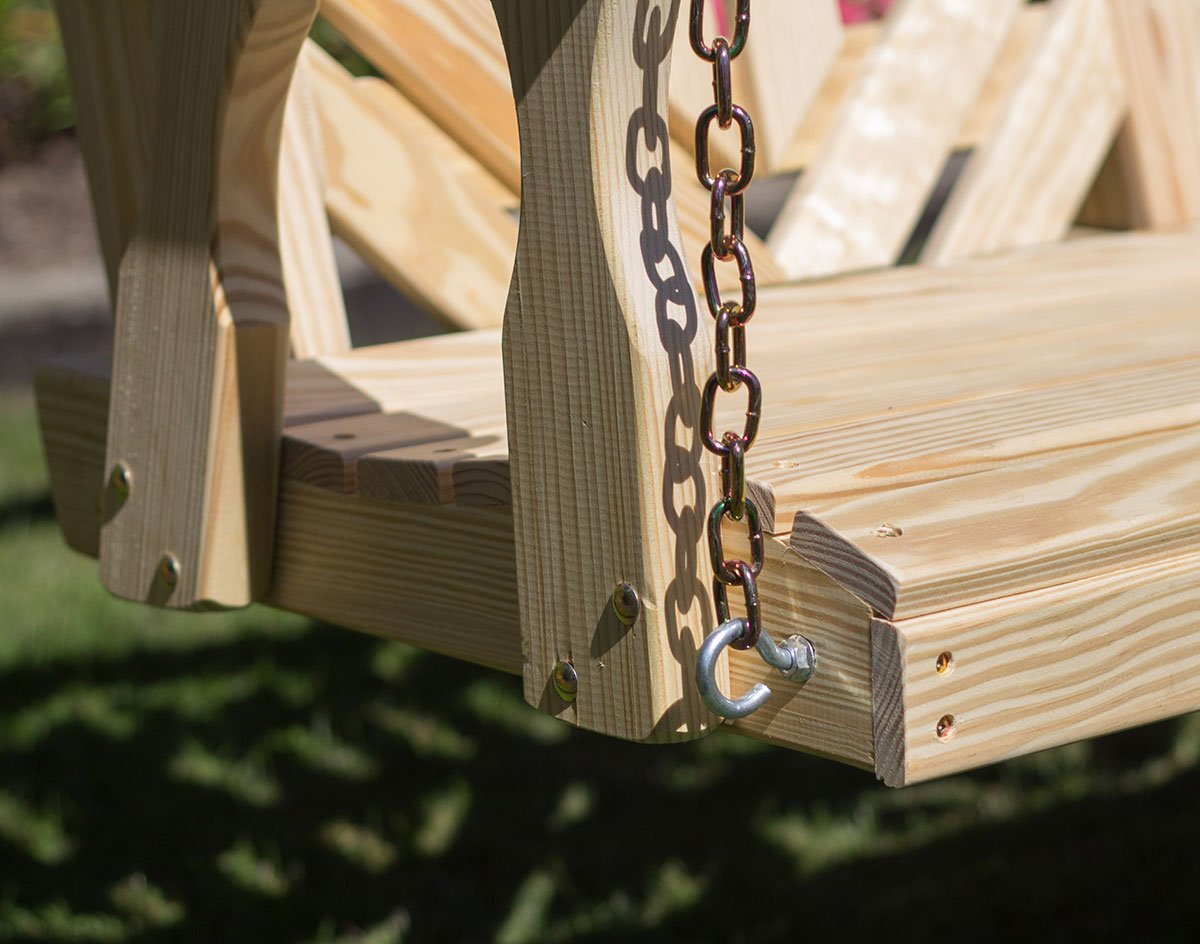 Treated Pine Starback Porch Swing Outdoor Bench