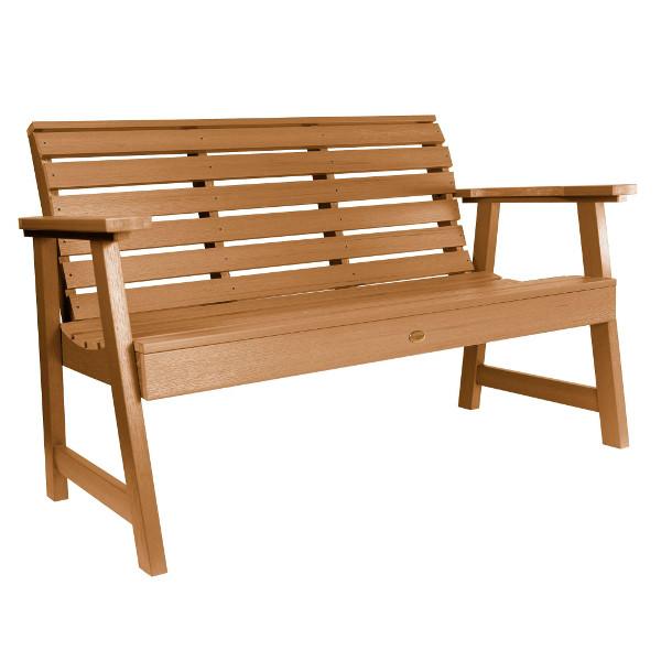 USA Weatherly Synthetic Wood Garden Bench Garden Bench