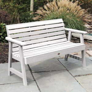 USA Weatherly Synthetic Wood Garden Bench Garden Bench