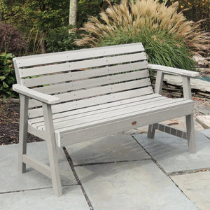 USA Weatherly Synthetic Wood Garden Bench Garden Bench