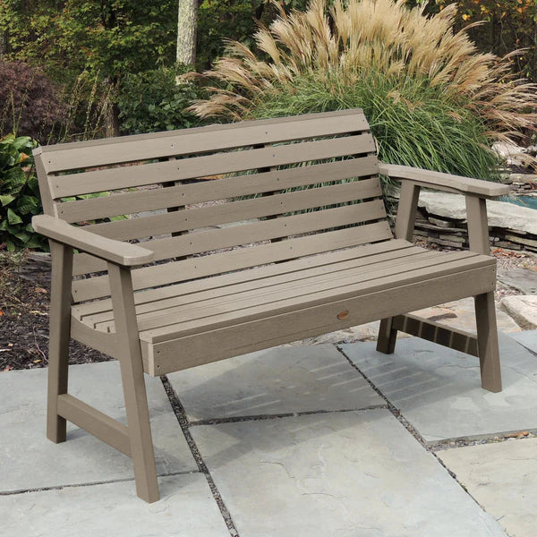USA Weatherly Synthetic Wood Garden Bench Garden Bench