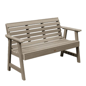 USA Weatherly Synthetic Wood Garden Bench Garden Bench