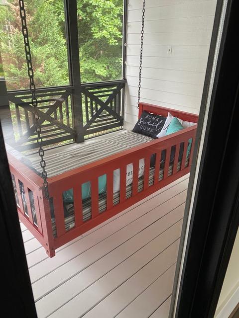 A &amp; L Furniture VersaLoft Mission Hanging Daybed with Chain Daybed Twin / Unfinished