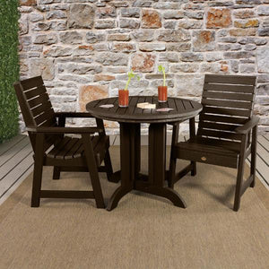 Weatherly 3pc Round Dining Height Table Set Dining Table