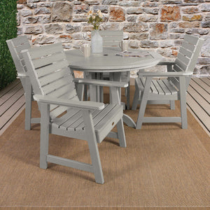 Weatherly 5pc Round Dining Height Table Set Dining Set