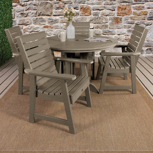 Weatherly 5pc Round Dining Height Table Set Dining Set