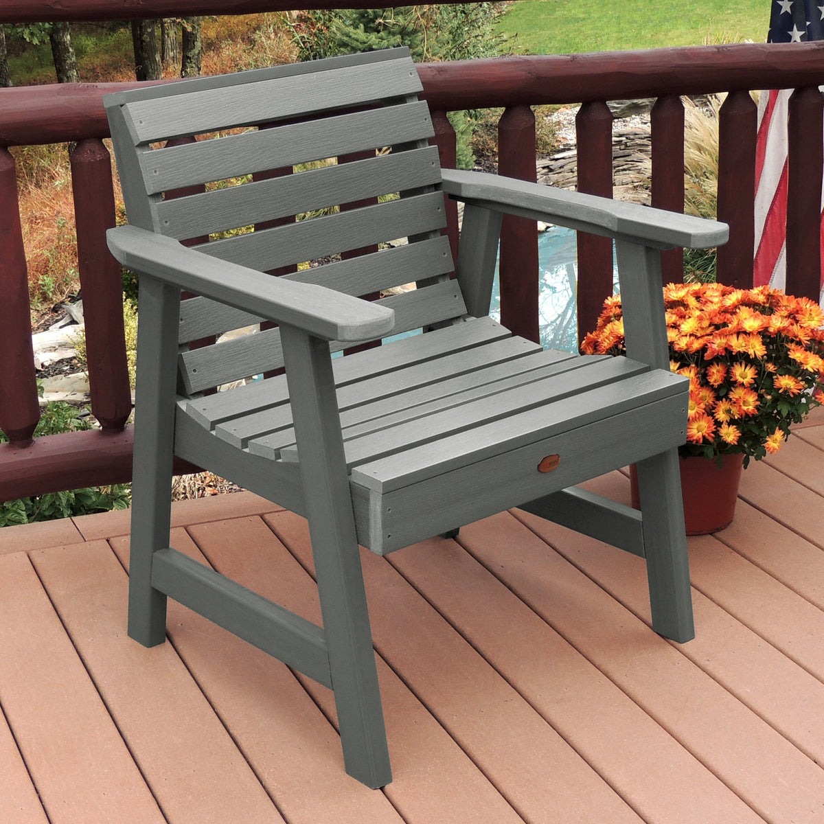 Weatherly Outdoor Garden Chair Chair Black