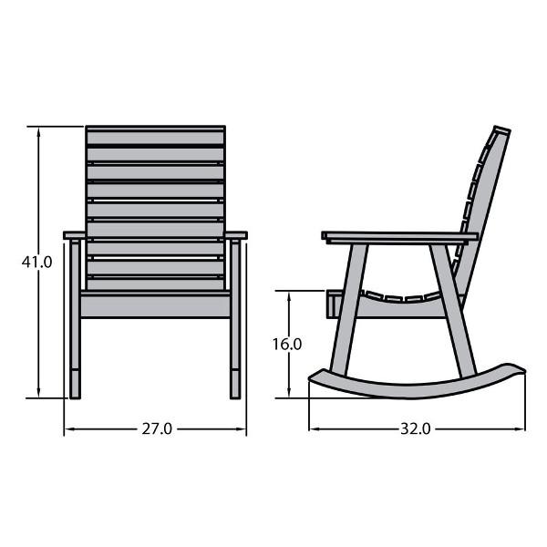 Weatherly Outdoor Rocking Chair Rocking Chair
