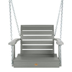 Weatherly Single Seat Swing Seat Swing Coastal Teak