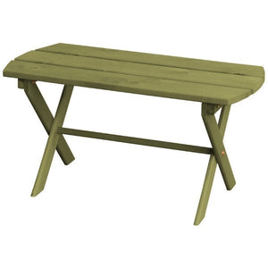 Western Red Cedar Folding Coffee Table Coffee Table Linden Leaf Stain