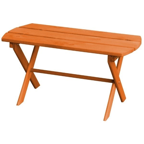 Western Red Cedar Folding Coffee Table Coffee Table Redwood Stain