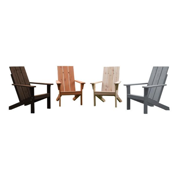 Western Red Cedar Modern Adirondack Chair Adirondack Chair