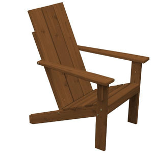 Western Red Cedar Modern Adirondack Chair Adirondack Chair Mushroom Stain