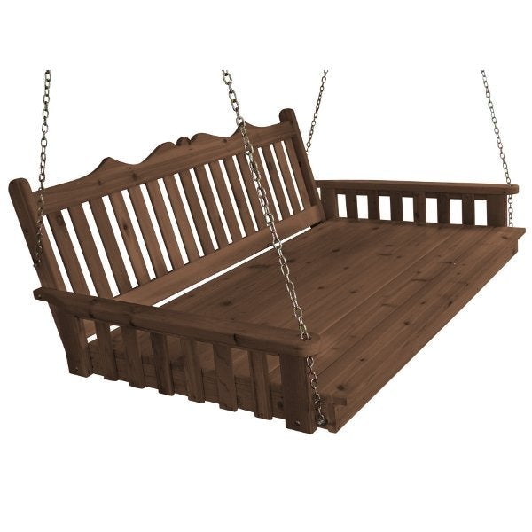Western Red Cedar Royal English Garden Swingbed Porch Swing Bed
