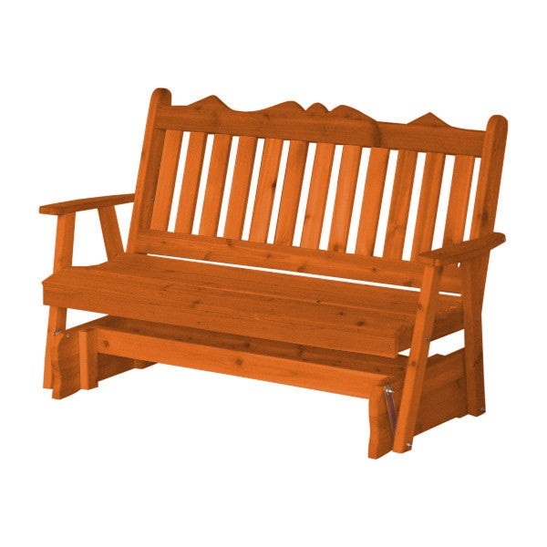 Western Red Cedar Royal English Glider Outdoor Glider