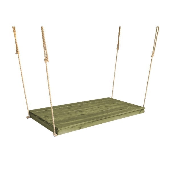 Western Red Cedar Twin Mattress Newport Bed Porch Swing Bed Linden Leaf Stain