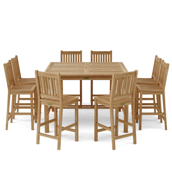 Windsor Avalon 9-Pieces Square Bar Set Bar Set