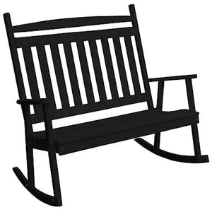 Yellow Pine Double Classic Porch Rocker - The Charming Bench Company