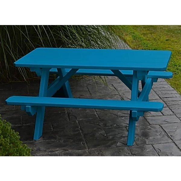 Yellow Pine Kids Picnic Table - The Charming Bench Company