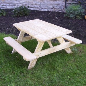 Yellow Pine Kids Picnic Table - The Charming Bench Company