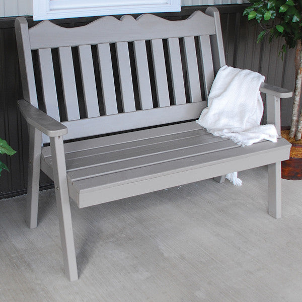 Yellow Pine Royal English Garden Bench - The Charming Bench Company