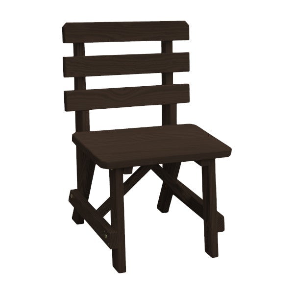Yellow Pine Traditional Backed Bench - The Charming Bench Company