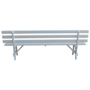 Yellow Pine Traditional Backed Bench Size 5ft, 6ft, 8ft Garden Bench