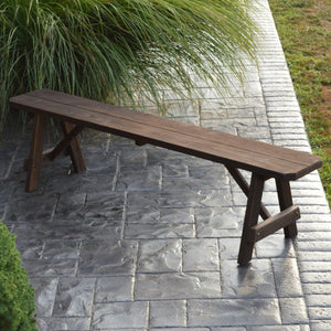 Yellow Pine Traditional Backless Bench – Size 5ft, 6ft, 8ft Picnic Bench