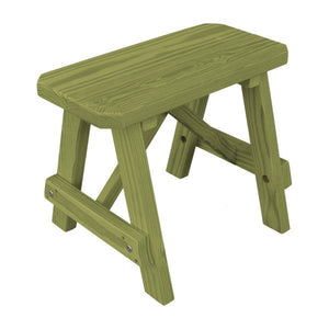 Yellow Pine Traditional Bench Only Picnic Bench 2ft / Linden Leaf Stain